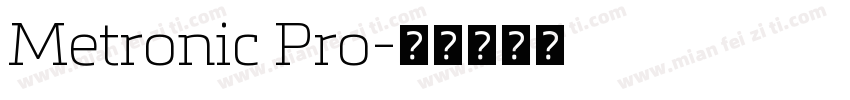 Metronic Pro字体转换
